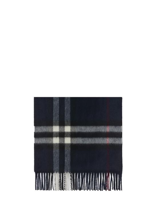 26FW 버버리 체크 캐시미어 머플러 8112641 BLUE - BURBERRY