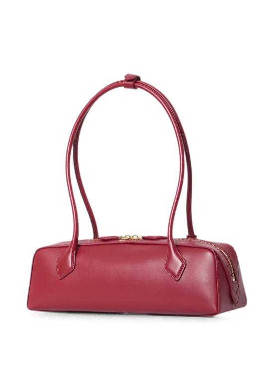 26FW 알라이아 르 테켈 미디움 레더 숄더백 AA1S06033I061 U18 CARMINE RED - ALAIA