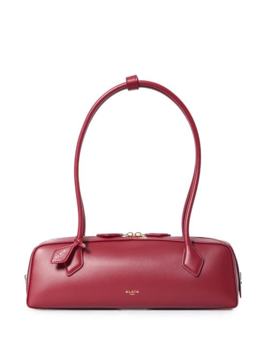 26FW 알라이아 르 테켈 미디움 레더 숄더백 AA1S06033I061 U18 CARMINE RED