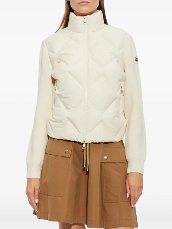 26FW 몽클레어 울 캐시미어 패딩 자켓 L20939B00041M4281 035 BIANCO - MONCLER
