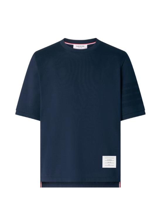 26FW 톰브라운 반팔 티셔츠 MJT581A J0276415 NAVY