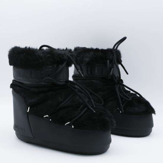 26FW 문부츠 아이콘 나일론 로우 부츠 80D1409390 N001 BLACK - MOON BOOT