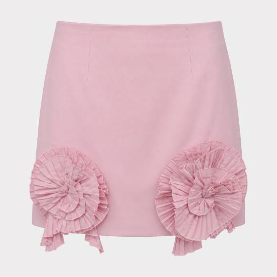 26FW 블루마린 미디 스커트 RF6050T8864 62126 AZALEA PINK