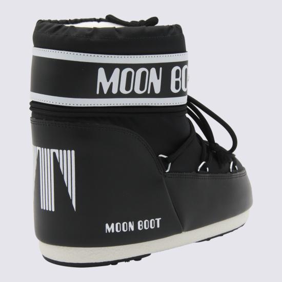 26FW 문부츠 아이콘 나일론 로우 부츠 80D1409340 N001 BLACK - MOON BOOT