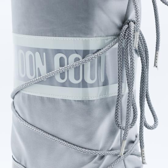 26FW 문부츠 아이콘 글랜스 플래티넘 새틴 부츠 80D1401680 H001 SILVER - MOON BOOT