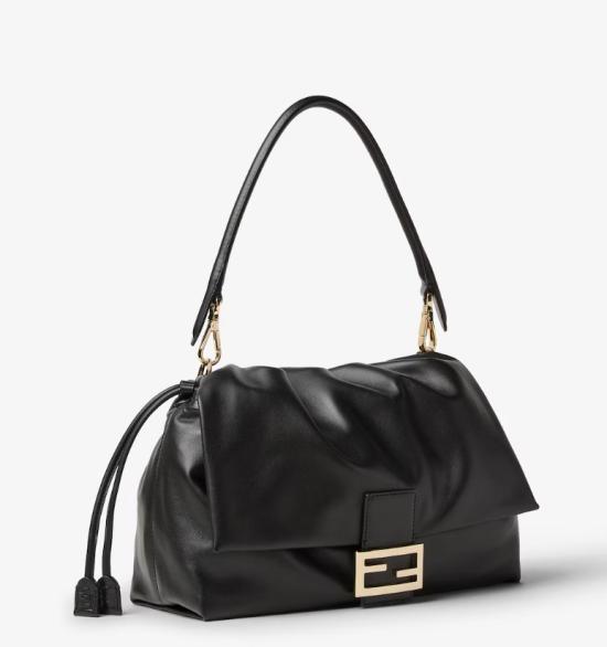26FW 펜디 바게트 소프트 라지 백 8BR857 B1ZKF0QA1 BLACK - FENDI