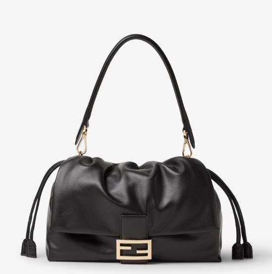 26FW 펜디 바게트 소프트 라지 백 8BR857 B1ZKF0QA1 BLACK