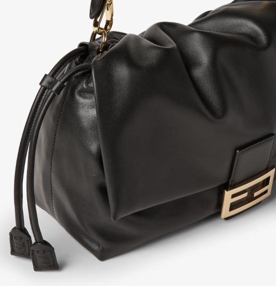 26FW 펜디 바게트 소프트 라지 백 8BR857 B1ZKF0QA1 BLACK - FENDI
