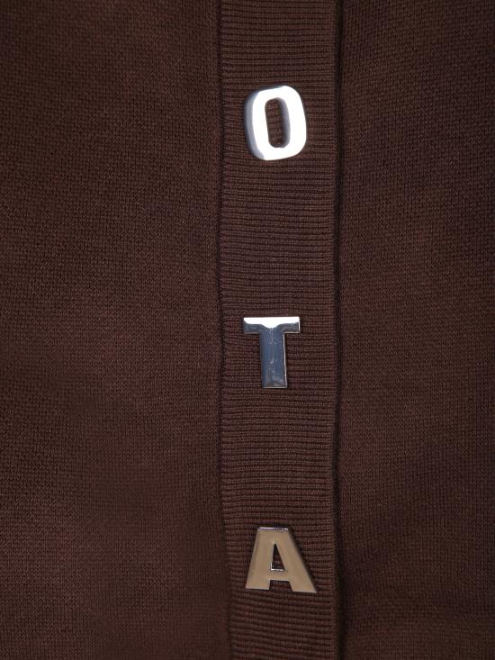 27FW 로테이트 가디건 1161861667 1667 Brown - ROTATE