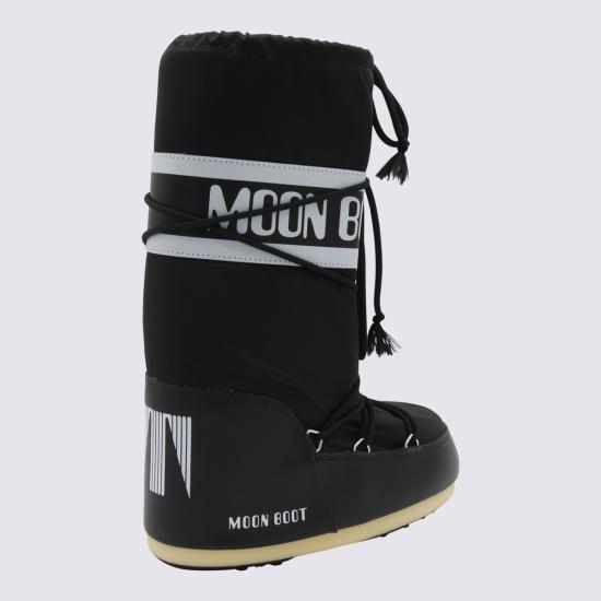 26FW 문부츠 아이콘 나일론 부츠 80D1400440 N001 BLACK - MOON BOOT