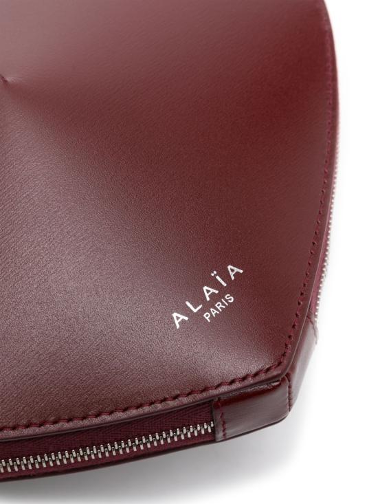 26FW 알라이아 럭스 카프스킨 쾨르백 AA1P003C0Y75 325 ROUGE GRENAT - ALAIA