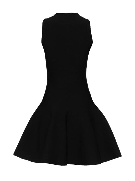 26FW 알라이아 미디 원피스 AA9R3116K212D 995 NOIR ALAIA - ALAIA