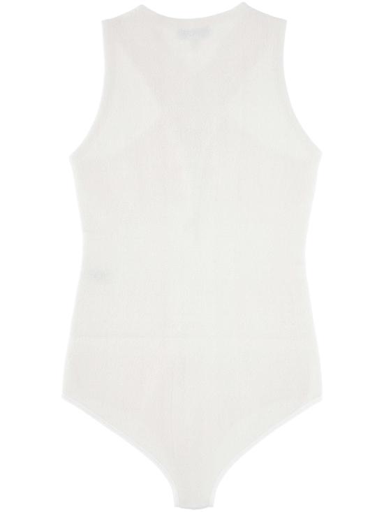 26FW 알라이아 미디 원피스 AA9B1128K212D 054 BLANC NATUREL - ALAIA