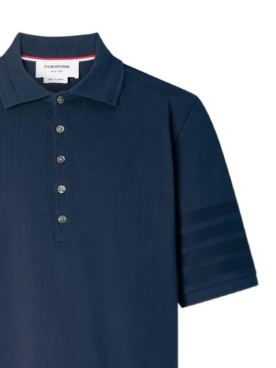 26FW 톰브라운 폴로 티셔츠 MJP249A J0276415 NAVY - THOM BROWNE