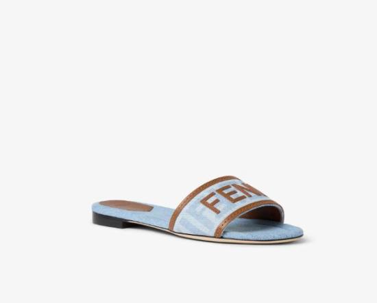 26FW 펜디 샌들 8R8092 AY2ZF1XIA DENIM CIELO - FENDI