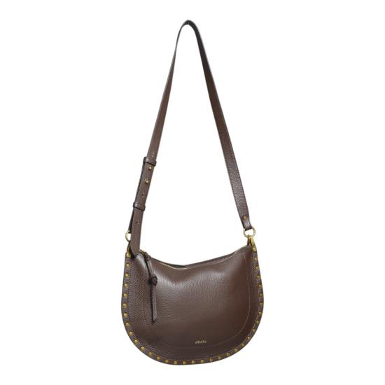 26FW 이자벨마랑 오스칸 호보 지퍼백 BF0066FAC3C22M 50CF CAFFE