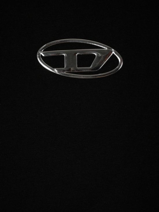 26FW 디젤 T-어드저스트-Od 메탈릭 오발 D 티셔츠 A17880 0CLBR9XX - DIESEL