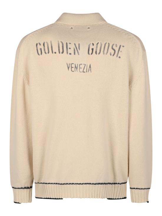 26FW 골든구스 폴로 티셔츠 GMP02822 P00267411560 HERITAGE WHITE - GOLDEN GOOSE