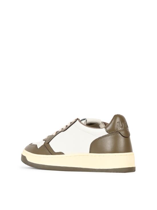 26FW 오트리 메달리스트 로우 스니커즈 AULM WB68 LEAT WHT CHOCO - AUTRY