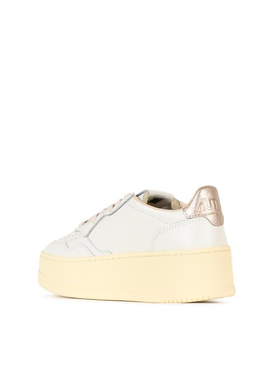 26FW 오트리 메달리스트 플랫폼 스니커즈 PTLW LL27 LEAT WHT FEATHER - AUTRY