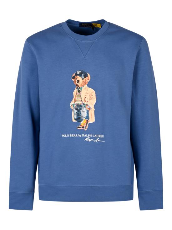 26FW 폴로 랄프로렌 긴팔 티셔츠 710B27073 001 BASTILLE BLUE HRTG BR