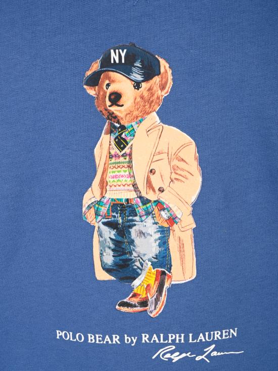 26FW 폴로 랄프로렌 긴팔 티셔츠 710B27073 001 BASTILLE BLUE HRTG BR - POLO RALPH LAUREN