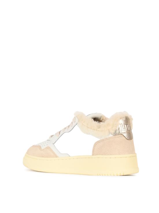 26FW 오트리 스니커즈 AUXW LS75 LEAT SUEDE WHT GOLD - AUTRY