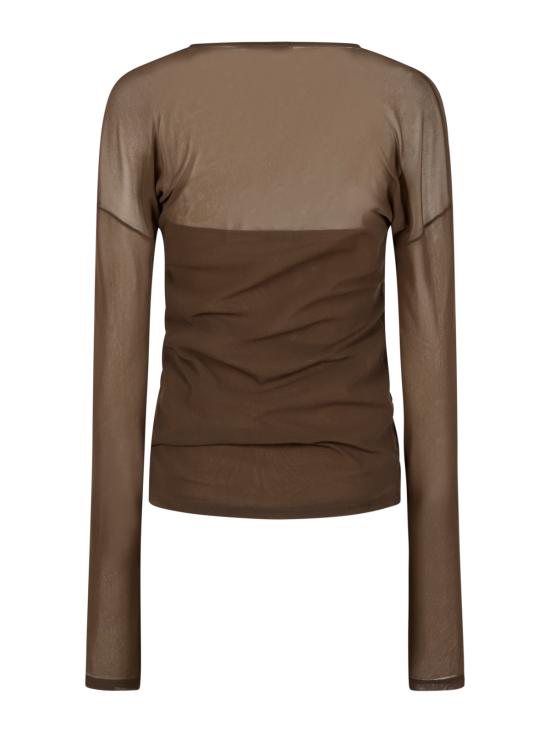 26FW 르메르 민소매 티셔츠 TS0062 LJ1070BR423 CACAO - LEMAIRE