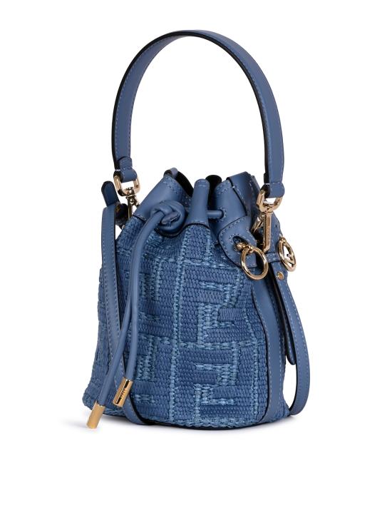26FW 펜디 몬트레조 미니 버킷백 8BS109 AY6GF1X82 BLU CERULEO OS - FENDI