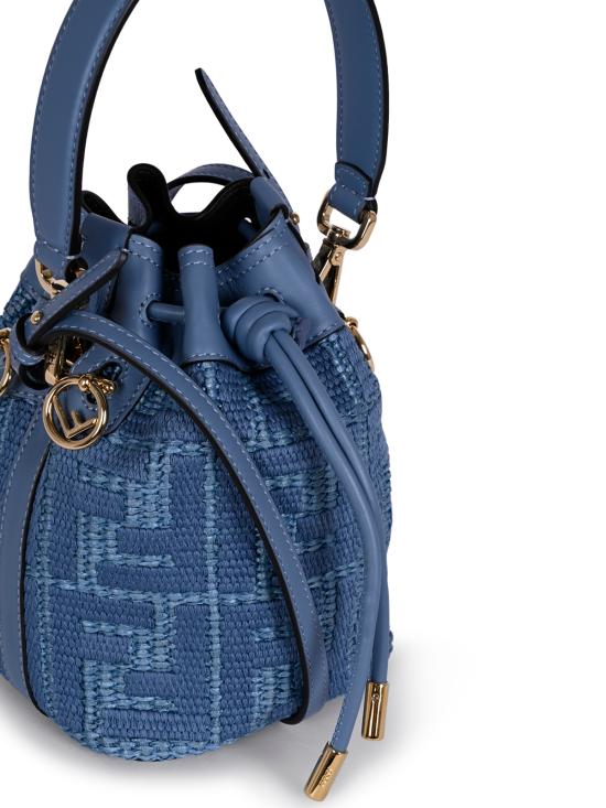 26FW 펜디 몬트레조 미니 버킷백 8BS109 AY6GF1X82 BLU CERULEO OS - FENDI