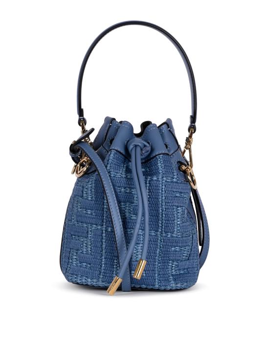 26FW 펜디 몬트레조 미니 버킷백 8BS109 AY6GF1X82 BLU CERULEO OS
