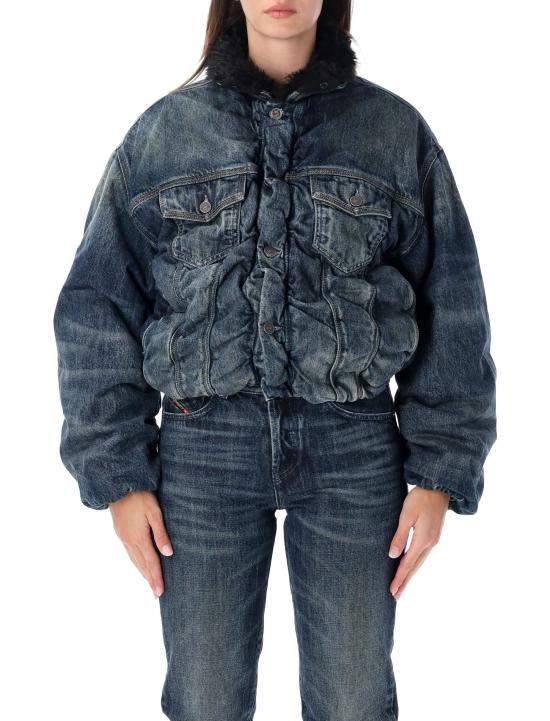 26FW 디젤 자켓 A25933007FZ 01 DENIM