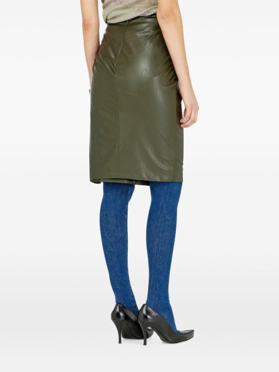 26FW 디젤 미디 스커트 A251960PEBH 98K DARK KHAKI - DIESEL
