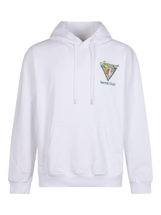 26FW 카사블랑카 긴팔 티셔츠 MPF26JTP29201 TENNIS CLUB TRIANGLE