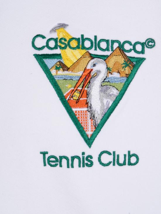 26FW 카사블랑카 긴팔 티셔츠 MPF26JTP29201 TENNIS CLUB TRIANGLE - CASABLANCA