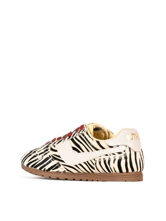 26FW 오트리 WINDSPIN 윈드스핀 스니커즈 WSLW PZ01 PONY CRLEA ZEBRA WHT - AUTRY