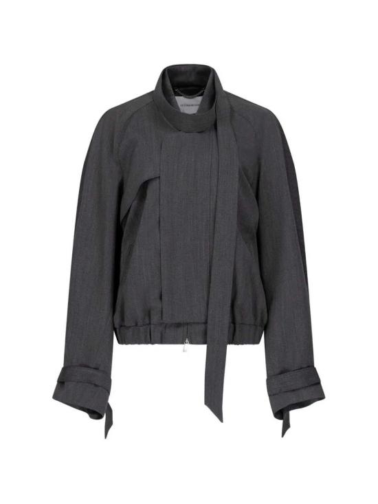 26FW 빅토리아 베컴 자켓 1426WCT007635A ASH MELANGE 10003