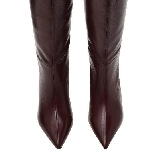 26FW 스티브매든 부츠 LAVAN WINE CRINKLE RED - STEVE MADDEN