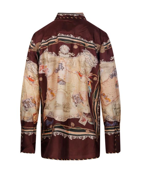 26FW 짐머만 셔츠 0901TF261 PLSCF PLUM SCARF - ZIMMERMANN