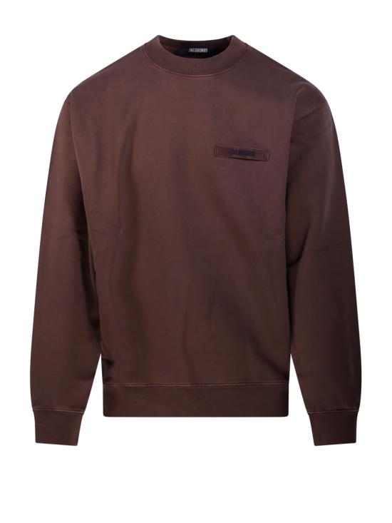 26FW 자크뮈스 그로그랭 스웨트 셔츠 SSM00206AJ00126 850 BROWN