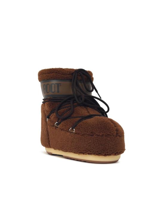 26FW 문부츠 아이콘 로우 플리스 부츠 1409700M004 Brown - MOON BOOT