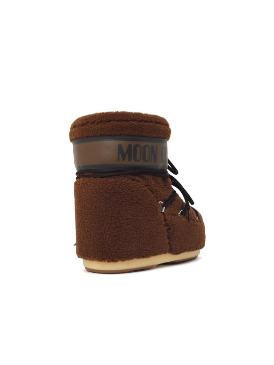 26FW 문부츠 아이콘 로우 플리스 부츠 1409700M004 Brown - MOON BOOT