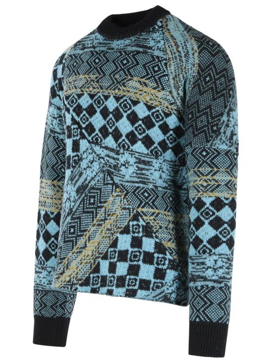 26FW 드리스 반 노튼 스웨터 021224 4707900 Black - DRIES VAN NOTEN