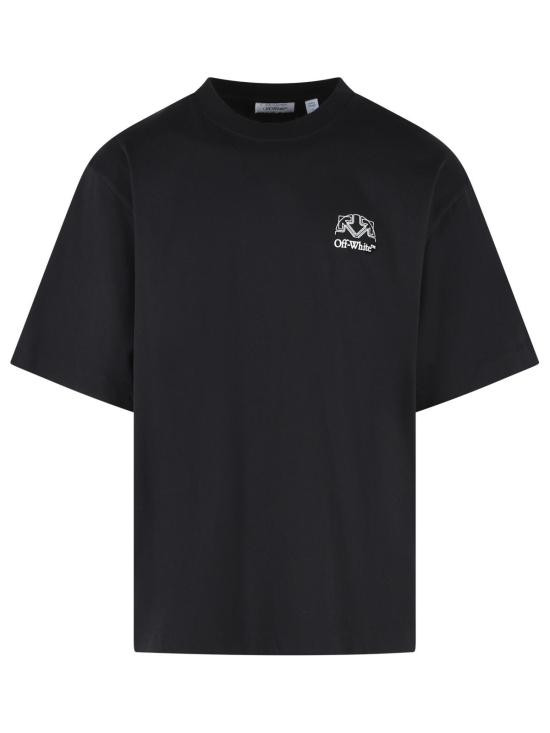 26FW 오프화이트 폴로 티셔츠 44MAA120F26J01E001 Black