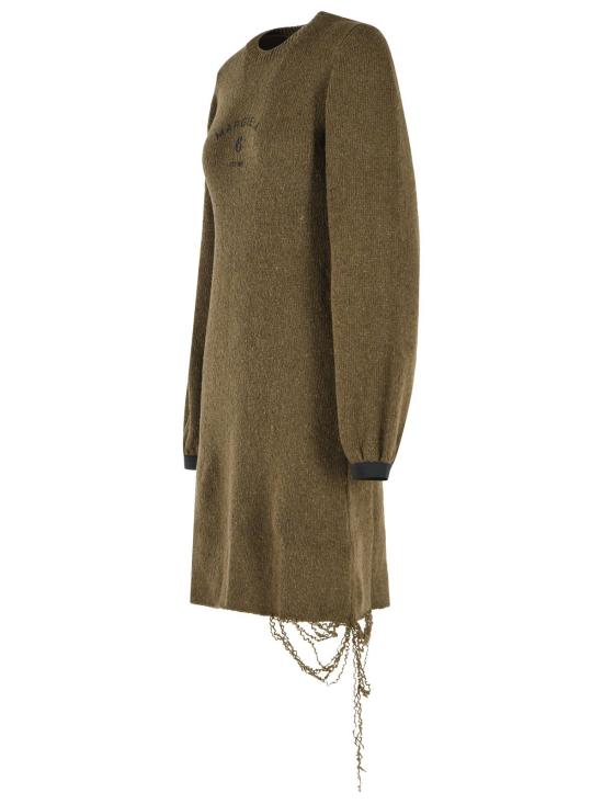 26FW MM6 메종마르지엘라 미디 원피스 S52DD0095 M13283727S Green - MM6 MAISON MARGIELA