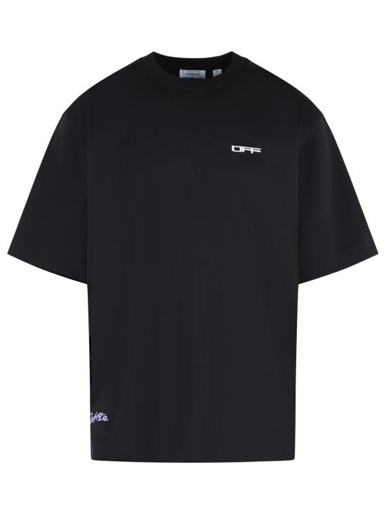 26FW 오프화이트 폴로 티셔츠 44MAA120F26J008001 Black