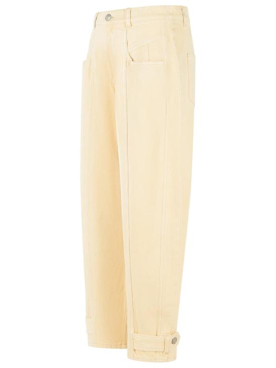 26FW 이자벨마랑 레자 크롭 진 PA0779FA D3H01I90BE Beige - ISABEL MARANT