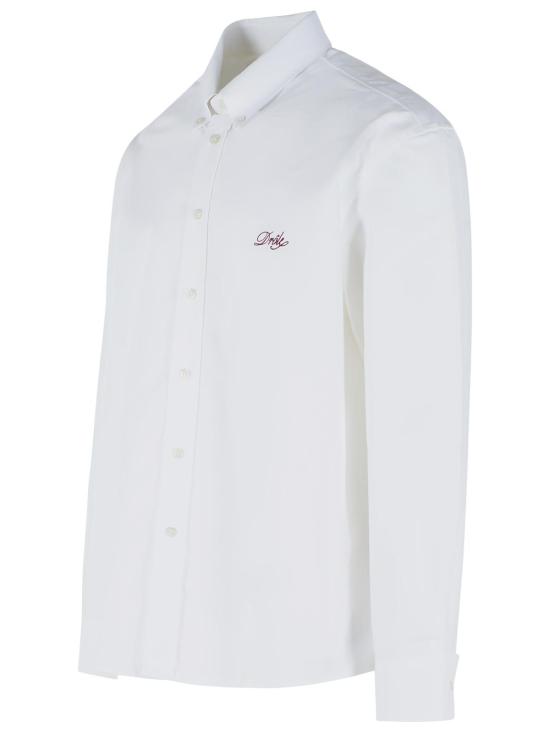 26FW 드롤드무슈 긴팔 셔츠 M SH271 CO320WT White - DROLE DE MONSIEUR