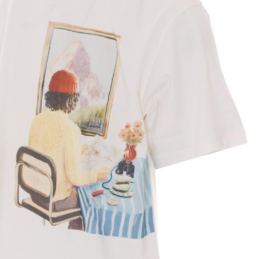 26FW 에드몬드 스튜디오 반팔 티셔츠 3033010 OFF WHITE - EDMMOND STUDIOS