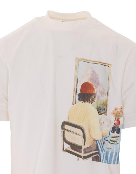 26FW 에드몬드 스튜디오 반팔 티셔츠 3033010 OFF WHITE - EDMMOND STUDIOS